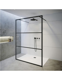 Parete doccia walk-in GRID 401 RIHO 90x200 cm
