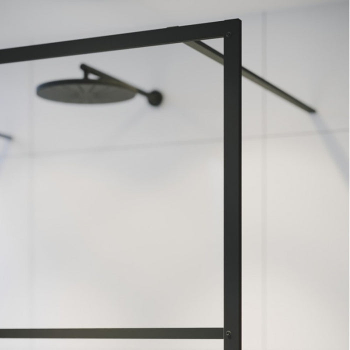 Box doccia walk-in con aletta fissa GRID 402 RIHO 100x200 cm