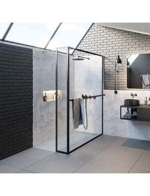 Parete doccia walk-in LUCID 402 RIHO 160x200 cm