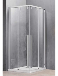 Box doccia scorrevole SANTORINI 100 profilo cromato 100 x200cm