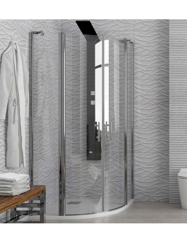 Pareti doccia 1/4 cerchio PANEX 200 80x80 x190 cm