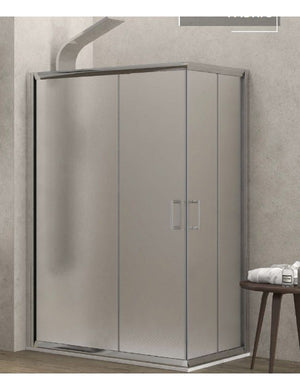 Pareti doccia oscuranti quadrate NEW FLORA 90x90 x180 cm