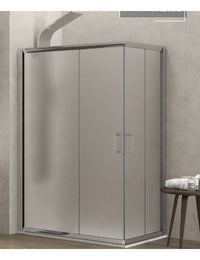 Pareti doccia oscuranti quadrate NEW FLORA 80x80 x180 cm