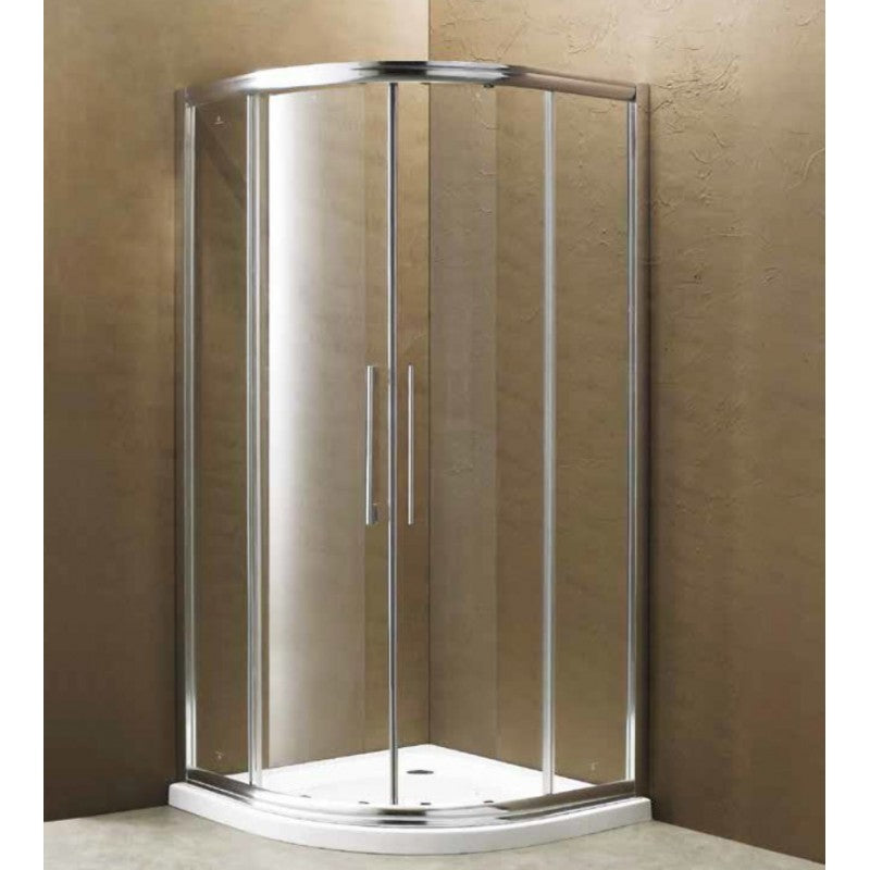 Pareti doccia 1/4 cerchio FLORA 200 80x80 x190 cm