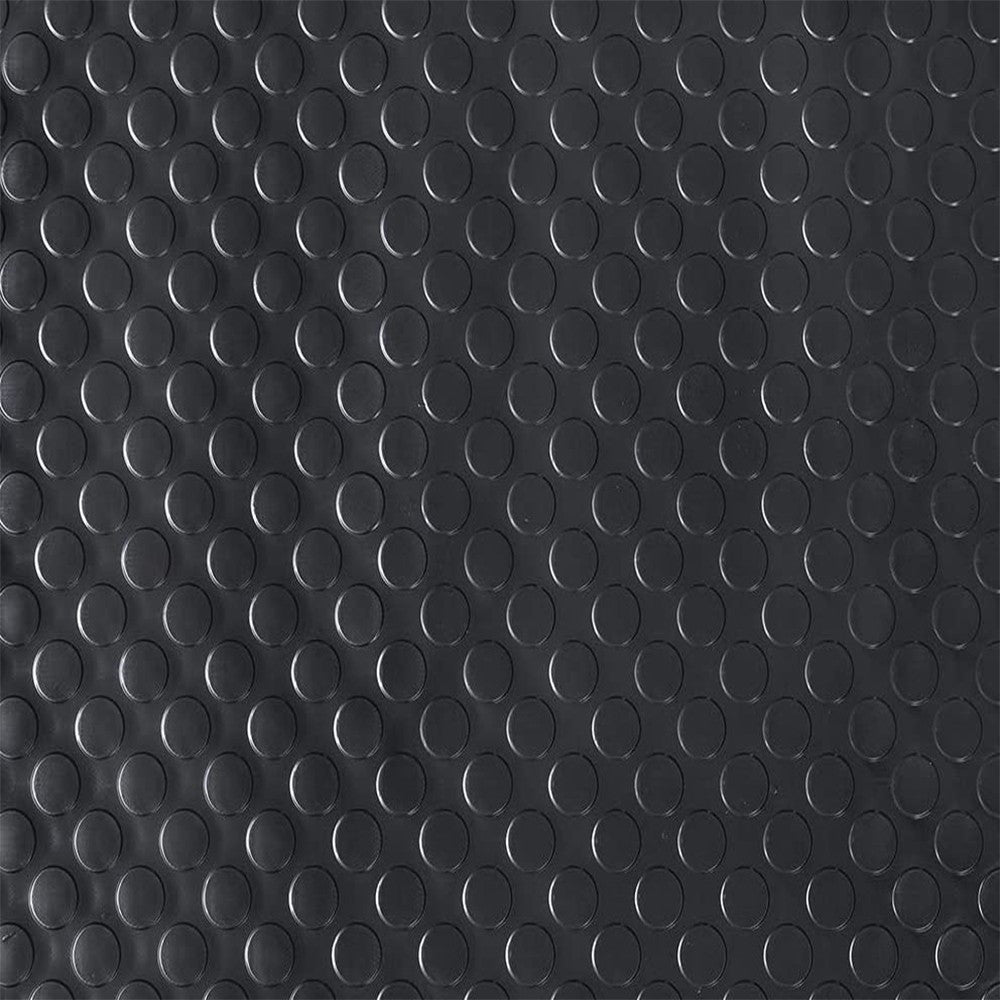 Passatoia tappeto bollato nero larghezza 1 metro