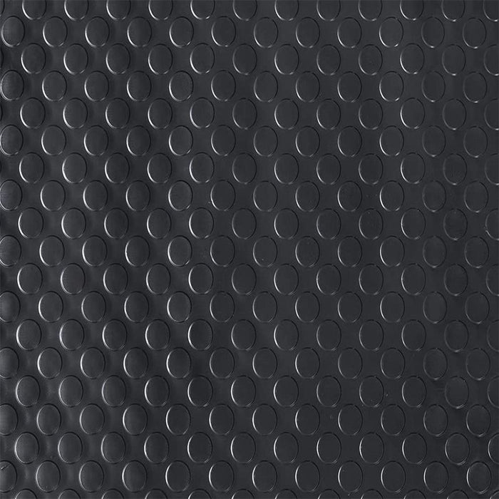 Passatoia tappeto bollato nero larghezza 1 metro