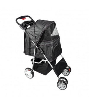 Passeggino Per Cani Cane Pieghevole Buggy Trasportino Con Zip Traspirante Lavabile         