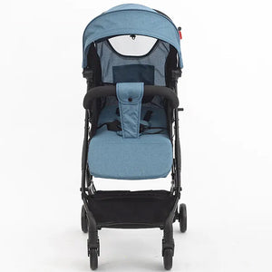 Passeggino Wizy Pro Ultra Leggero Chiusura Facilitata Salvaspazio Portata 15 kg-Blu