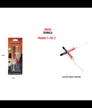 Pasta Termica Termoconduttiva Dissipatore Per Cpu Pc Computer 0.5 Gr. Maxtech T-co-2         