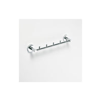 Gancio OMEGA 5 ganci ottone cromato 39,5x5,5x7cm