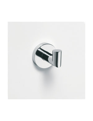 Appendiabiti singolo OMEGA ottone cromato 5,5x5,5x7 cm