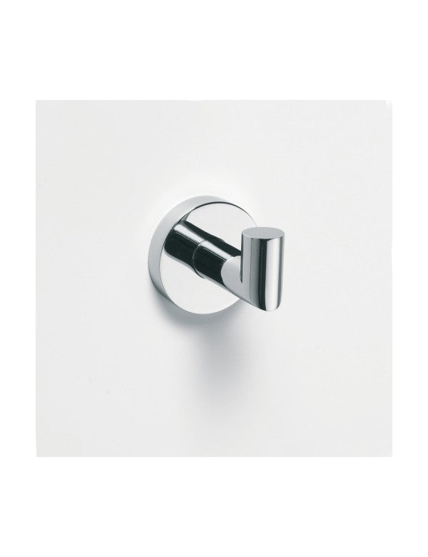 Appendiabiti singolo OMEGA ottone cromato 5,5x5,5x7 cm