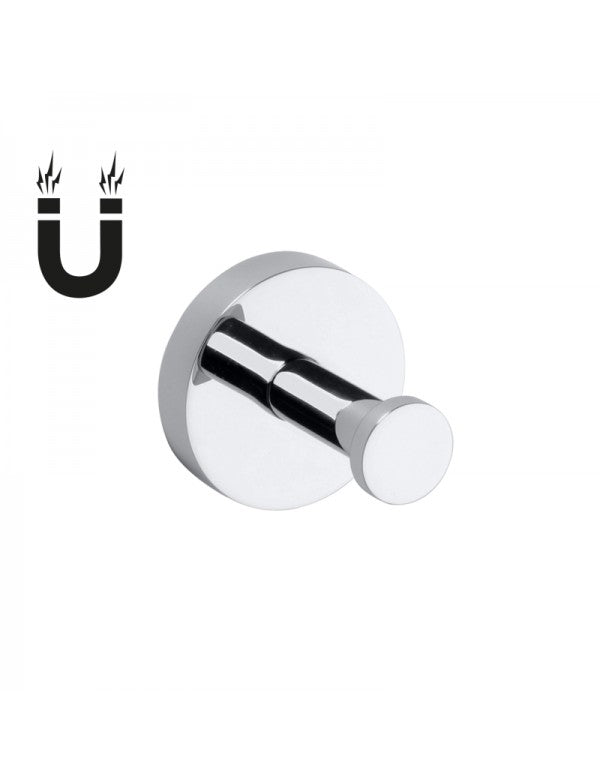Gancio radiatore magnetico RAWELL Ø 5,4 cm in cromo