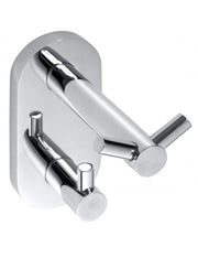 Appendiabiti doppio OMEGA ottone cromato 5,5x12x9cm