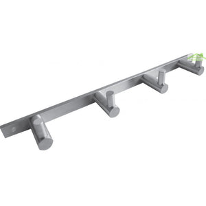 Appendiabiti quadruplo NEO in acciaio inox 27 x2,8 x4 cm