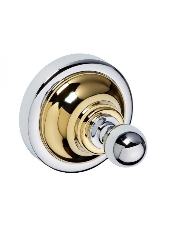 Appendiabiti RETRO in ottone cromo-oro 6,5x6,5x6,5 cm