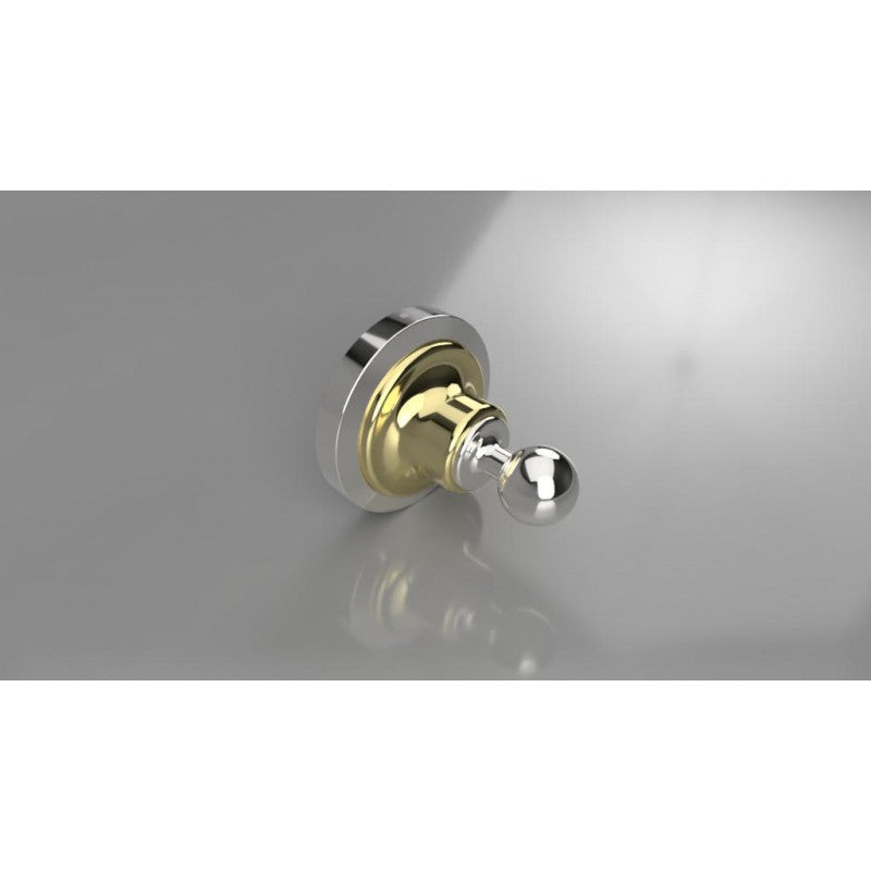 Appendiabiti RETRO in ottone cromo-oro 6,5x6,5x6,5 cm