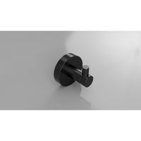 Gancio da parete in ottone nero scuro 5,5 cm x 5,5 cm x 5 cm