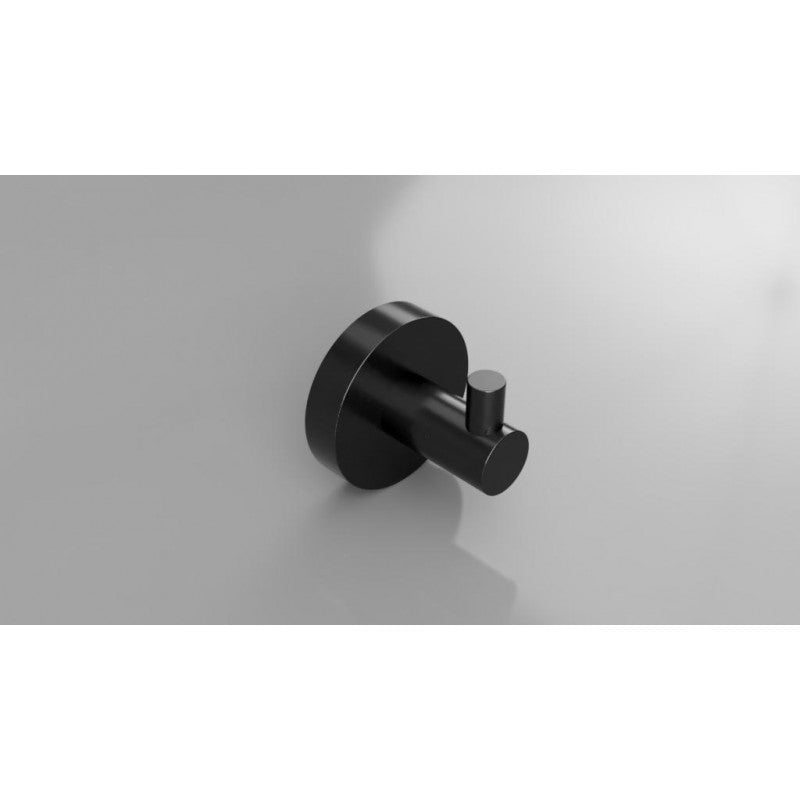 Gancio da parete in ottone nero scuro 5,5 cm x 5,5 cm x 5 cm