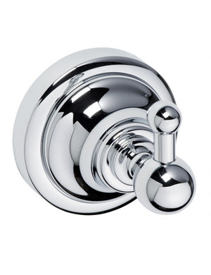 Appendiabiti singolo RETRO in ottone cromato 6,5x6,5x6,5 cm