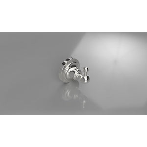 Appendiabiti singolo RETRO in ottone cromato 6,5x6,5x6,5 cm