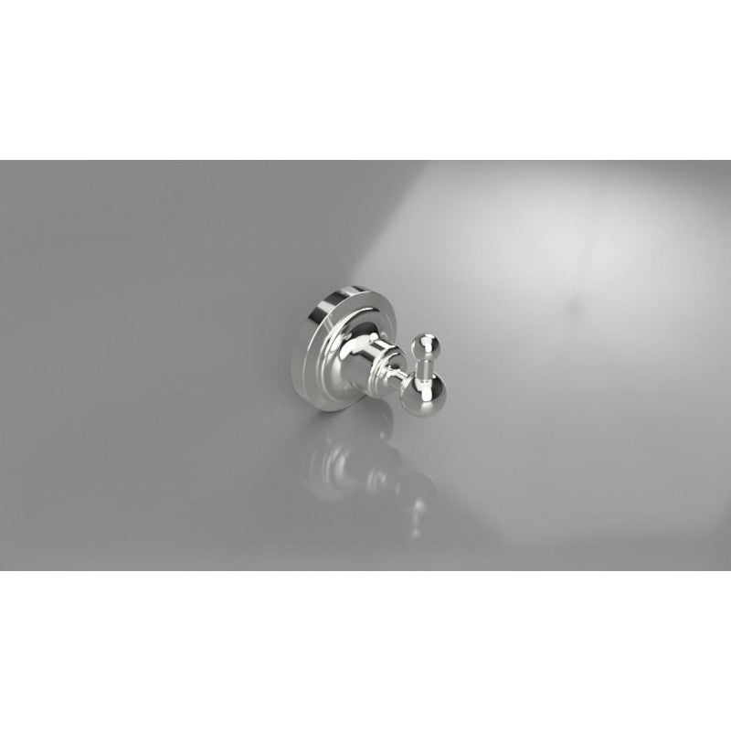 Appendiabiti singolo RETRO in ottone cromato 6,5x6,5x6,5 cm