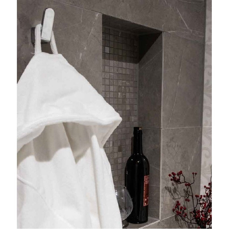 Appendiabiti singolo VIA ottone cromato 2,5 x4,8 x7 cm