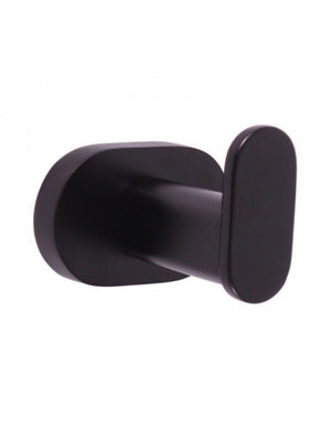 YUKON Appendiabiti Singolo in Ottone Nero Opaco 5,6 cm