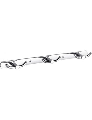 Gancio triplo COLORADO in ottone cromato 36 cm