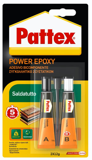 PATTEX POWER EPOXY SALDATUTTO BICOMPONENTE 24 G