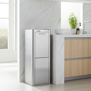 Pattumiera a 2 scomparti per raccolta differenziata, CUBEK