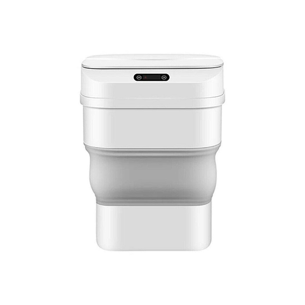 Trade Shop - Pattumiera Cestino Per Rifiuti Con Sensore Apertura Automatica Contenitore Carta -