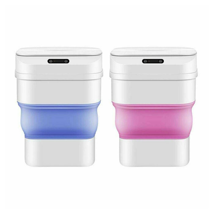 Trade Shop - Pattumiera Cestino Per Rifiuti Con Sensore Apertura Automatica Contenitore Carta -