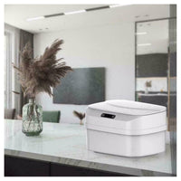 Trade Shop - Pattumiera Cestino Per Rifiuti Con Sensore Apertura Automatica Contenitore Carta -