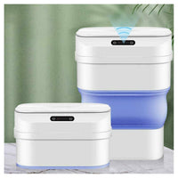 Trade Shop - Pattumiera Cestino Per Rifiuti Con Sensore Apertura Automatica Contenitore Carta -