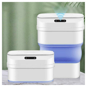 Trade Shop - Pattumiera Cestino Per Rifiuti Con Sensore Apertura Automatica Contenitore Carta -