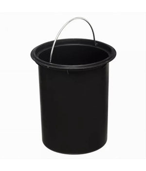 Pattumiera Cestino Portarifiuti 3 Litri In Metallo Bianco Con Coperchio In Bambà¹         