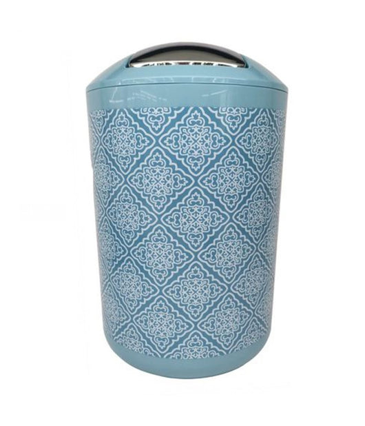 Pattumiera Cestino Secchio Rifiuti Accessorio Arredo Bagno Celeste Maioliche 87030         