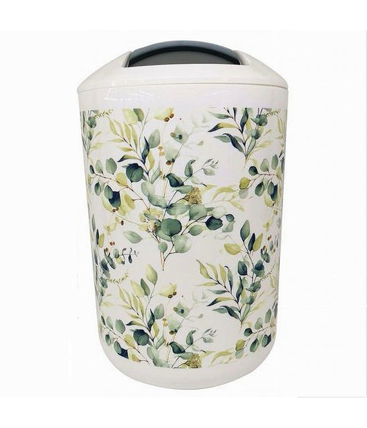 Pattumiera Cestino Secchio Rifiuti Gettacarte Accessori Bagno Fiori Foglie 87058         