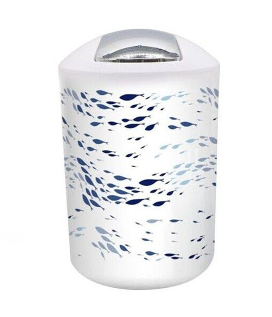 Pattumiera Cestino Secchio Rifiuti Gettacarte Accessorio Bagno Pesciolini 69885         