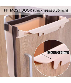 Pattumiera Da Cucina Cestino Spazzatura Sospeso Pieghevole In Plastica Da Anta         