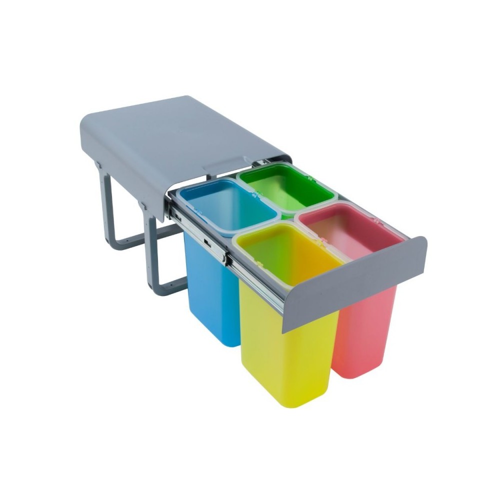 Pattumiera estraibile 4 contenitori da 8 litri EKKO9006