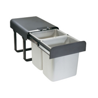 Pattumiera estraibile Ekko2 2 secchi da 16 litri