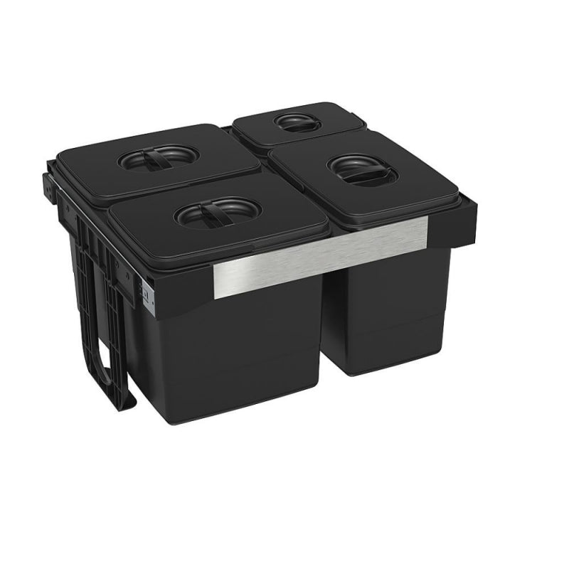 Pattumiera Free Jazz 60 ad estrazione frontale 85 LT grigio