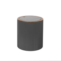 Set accessori bagno da appoggio grigio | London