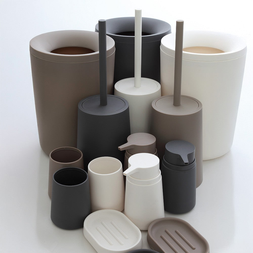 Pattumiera In Plastica Color Tortora Stile Moderno