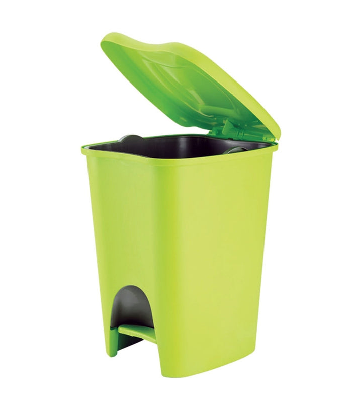 Pattumiera In Plastica Con Apertura A Pedale Lt.16 Secchio Immondizia Rifiuti         