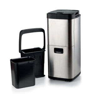 Pattumiera Intelligente - 60W/h - Essiccatore Rifiuti Organici - Antiodore - Silver
