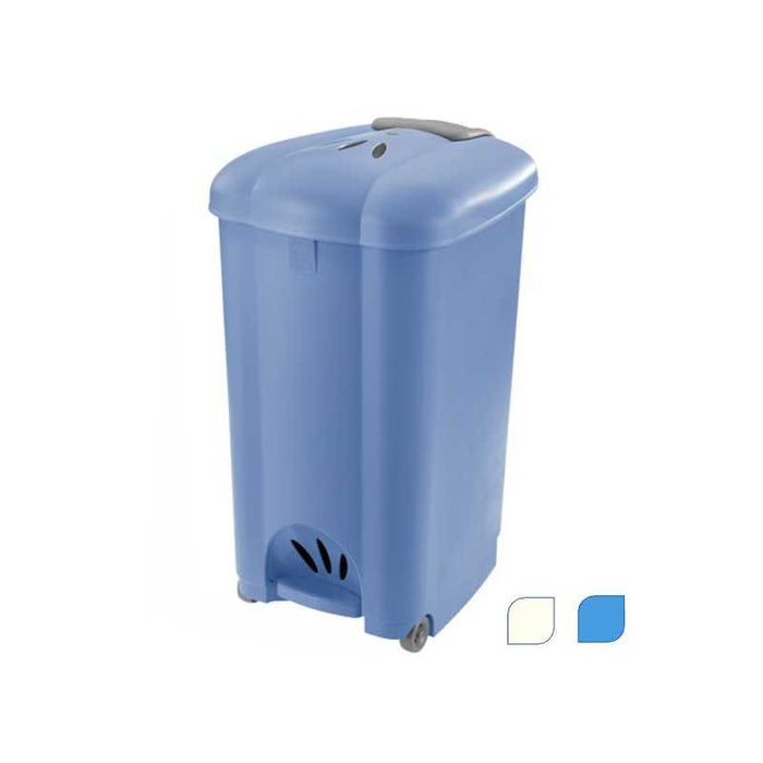 Pattumiera Pedale Carolina l 50 Panna Tontarelli