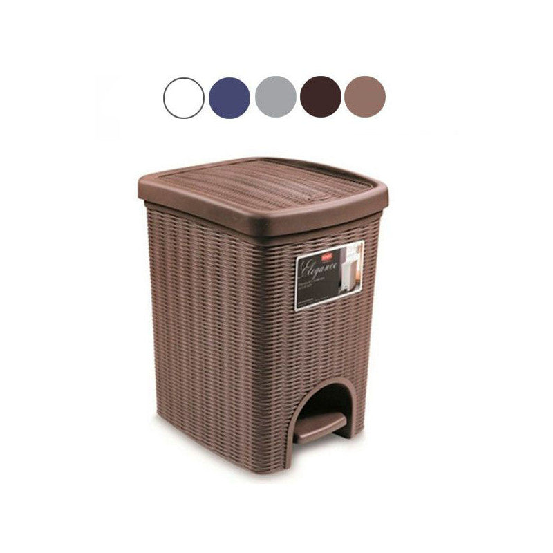 Pattumiera Pedale Elegance Grigio L 20 Stefanpl